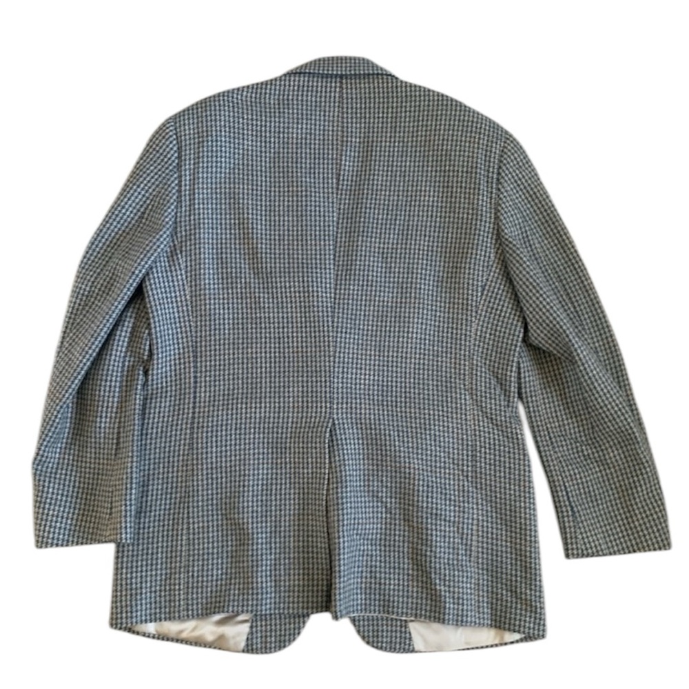 Brooks Brothers Classic Brown Houndstooth Blazer Jacket Size 42 - Picture 6 of 10